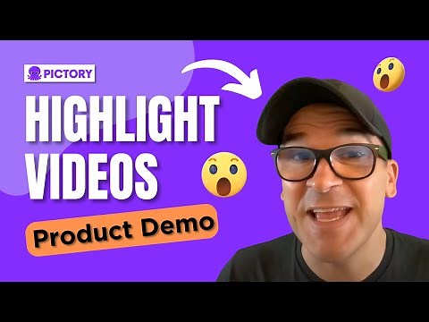 HOW to create short highlight videos in just A FEW CLICKS with Pictory!