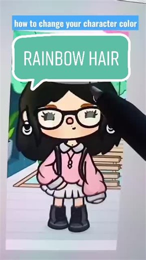 How to Make Rainbow Hair in Toca Boca - Step by Step Guide