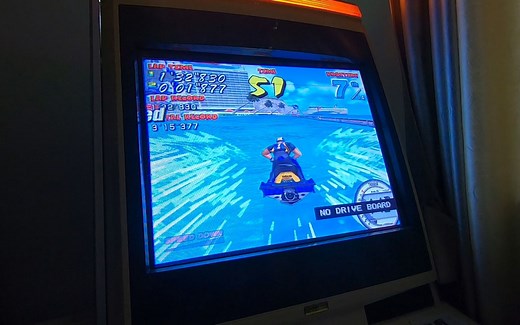 世嘉NAOMI基板WAVE RUNNER GP全关卡试玩