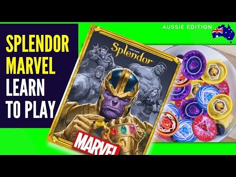 Splendor Marvel Board Game - Learn the rules like an AUSSIE!