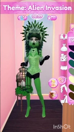 The theme is alien invasion in dti #dti #roblox #diva #gaming #viral #RBLXImpressDiva
