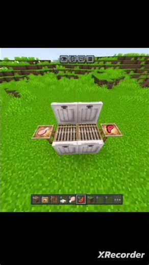 Minecraft Realistic Grill Tutorial #minecraft #youtube #shorts #viral #memes #hacks #youtubeshorts