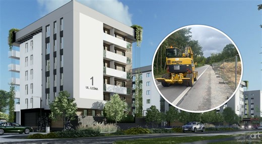 Trwa budowa osiedla Leśna w Stalowej Woli. Zobacz jak idą prace