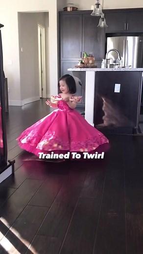 Adorable Twirling Princess Aurora from Disney