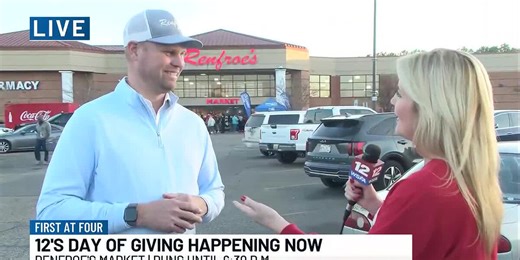 12's Day of Giving: Renfroe's Market supports 12's Day