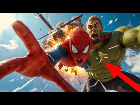 JOKER TOOK DOWN HULK’S HELICOPTER… SPIDER-MAN WAS TRAPPED