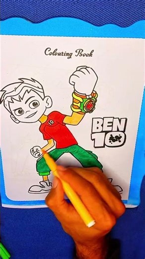 Ben 10 cartoon drawing ✏️Watch this amazing Ben 10 art till the end! 👽✨#Shorts#YouTubeShorts#Ben10