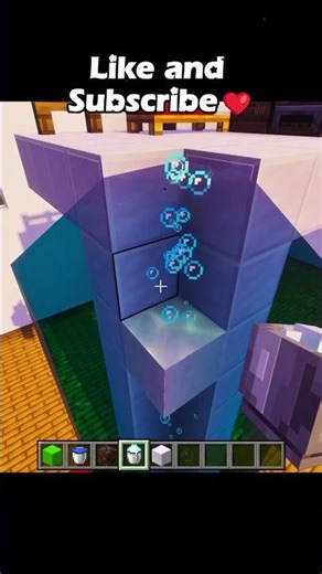 Invisible Ladder in Minecraft?! 😳 #minecraft