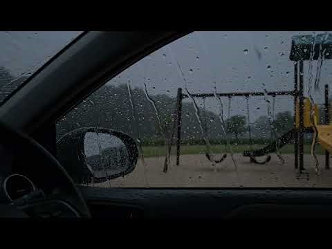 Soothing Rainfall Sounds — Deep Relaxation and Focus While Listening from Inside a Still Car