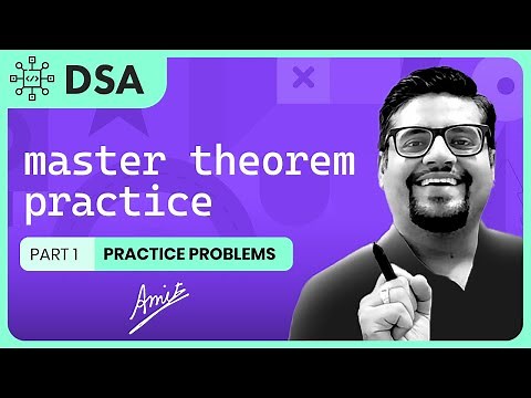 Practice Questions on Master Theorem Part 1