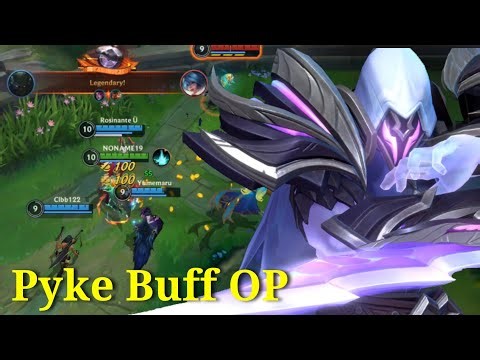 Pyke Buff is Over Power To Jungle ! Tier S Patch 4.4D Gameplay Pyke - League of Legends: Wild Rift