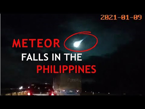 Meteor Falls in Philippines 2021 [3 DIFFERENT SOURCE VIDEOS]