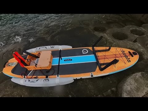 【沖縄SUP】 SUP艤装 ロッドホルダーと椅子兼BOX作ってみました