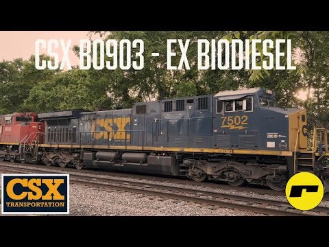 CSX B209-03 WITH A FORMER BIODIESEL TEST LOCOMOTIVE 7502