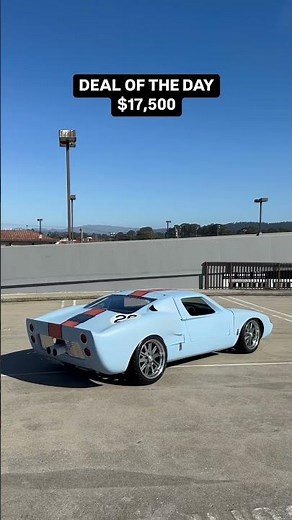 DEAL OF THE DAY! 1962 GT40 KIT CAR! SOLD AT MY COST $17,500#gt #fordgt #ford #lemans #v #gulf #mk