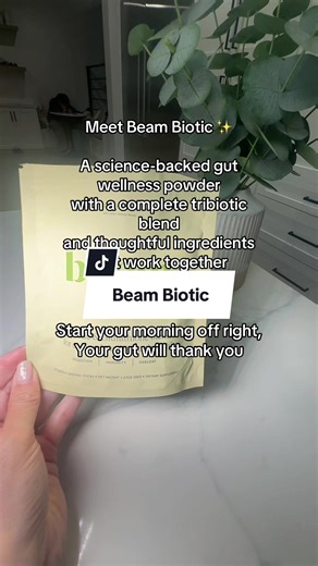 @Beam Inc. I’ve been using this for a few weeks now, and my gut is honestly very grateful 🤍 This is the new Beam Biotic, an all-in-one tribiotic superpowder with clinically studied ingredients designed to support gut comfort and overall wellness. It’s become one of those easy, daily routines I actually stick with ✨ #BeamBiotic #GutRoutine #beamcreatorjanuary #DailyWellness #guthealth