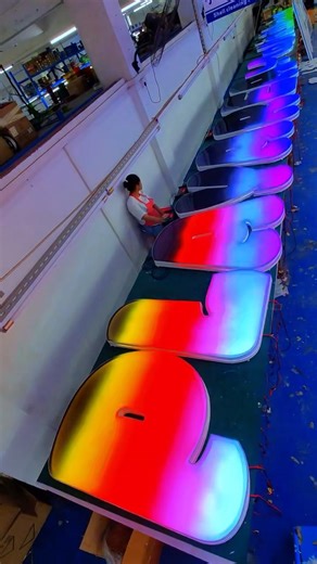 Bright luminous characters illuminate your brand image! #signagedesign #signage #ledneon #ledlight