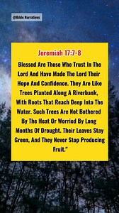 44K views · 2.8K reactions | "Trust in God, and you'll thrive, no matter the challenges you face." . . . . . #bibleverseoftheday #trending #explore #christianity #foryouシ #BibleStudy #biblequotes #bibleteaching #bibleverse #biblejournaling #Holybible #Viral #bibletruth #biblescripture #Godisgood #prayer #BibleProphecy #TrustGod #christianpost #jesus #christianreels #Reels #trendingreels #Biblereels #jesussaves #Everyone #God #christian #bible | Bible Narratives | Facebook