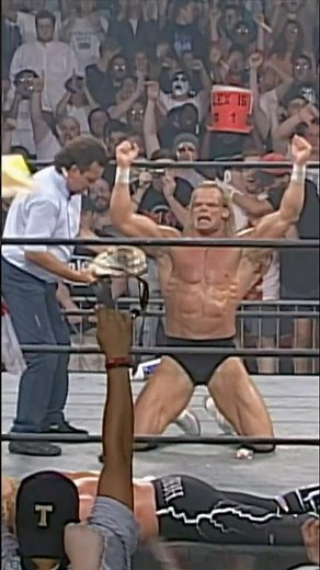 Luger wins the WCW Championship!