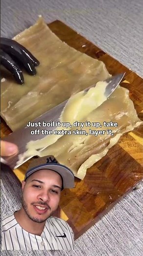 Guys, look how easy it is to make some pork rinds #cooking #recipe #eating #foodvideos