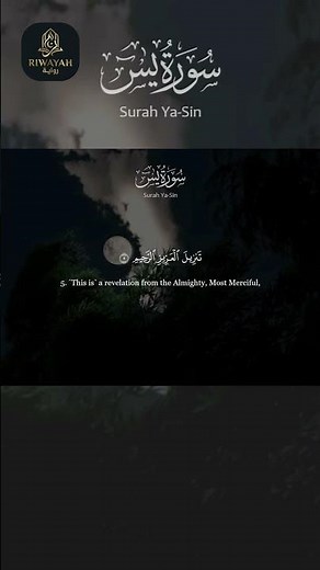 قلب القرآن لسكون الروح ✨ | سورة يس - مشاري العفاسي (Surah Yasin) #رواية #قرآن #riwayah