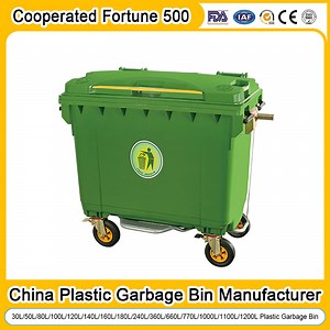 [Hot Item] China Waste Bin Manufacturer 120L 240L 360L 96 Gallon Trash Can Mobile Plastic Dustbins Garbage Waste Bin Outdoor with Lid