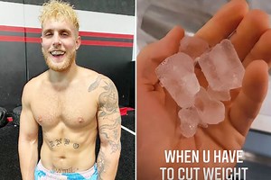 Jake Paul reveals he is on diet of ICE CUBES as brutal weight cut regime begins ahead of fight with Nate Robinson