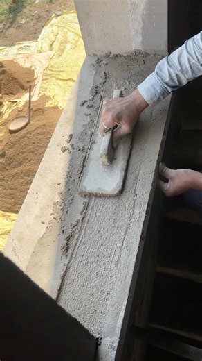 Window Corner Plaster Work Step by Step