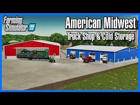 Mod Preview - American Midwest Truck Shop & Cold Storage | Farming Simulator 22