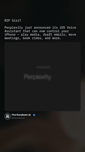 1.8K views | Perplexity has officially launched its new iOS voice...