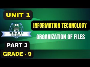 IT GRADE 9 UNIT 1 PART 3 / 1.2.2 CREATING NEW FILE OR FOLDER/ RENAMING FILE AND FOLDER