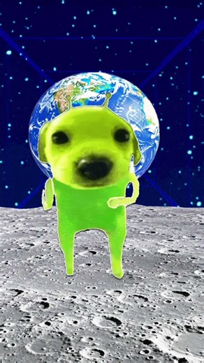 Alien dog and earth dance 🤣🤣