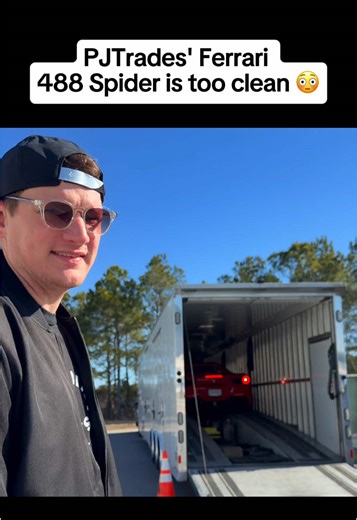 PJ’s new Ferrari 488 🔥🔥#daytrading #pjtrades | pjtrades