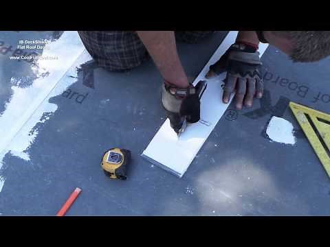 "Flat Roof Deck (IB DeckShield) Installation - DensDeck Substrate" by CoolFlatRoof.com
