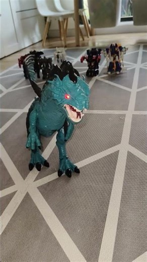 scary dragon and transformer #viral #trending #toy #asmr #asmrsound #dinasourstoys