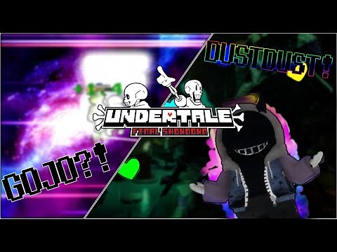 SECRET GOD DUSTDUST CHARACTER AND GOJO SHOWCASE!!! | Undertale: Final Showdown Roblox