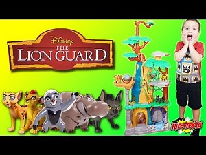 The Lion Guard Training Lair Play Set New Kion, Janja, Bunga, Fuli and Beshty Toy