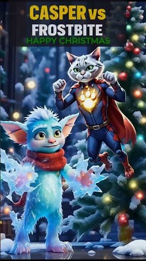 Super Cat Casper vs Frostbite Felix — Christmas Tree Rescue! @ Casper - The Guardian Super Cat