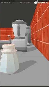 Low-Poly 3D Game Asset Creation Process