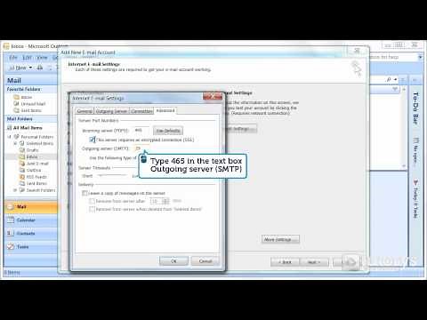How to configure a Yahoo account with POP access with Outlook 2007?