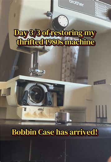 Third and final part to restoring this machine! $10 machine, about $10 in repairs and a few hours of my time well spent. This machine is beautiful! I had so much fun learning about and working to restore this machine! It was super simple for my first ever “service” to a machine! I hope to take a machine servicing class one day! Until then, pulling. Looking up old manuals and scouring repair videos to learn bit by bit. Thanks for joining in with me! #sewingskills #sewingmachine #sewingclass #sewi