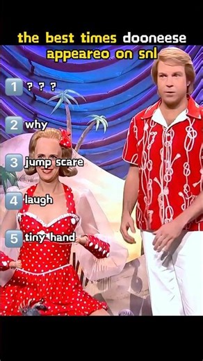 the best times dooneese appeareo on snl #youtubeshorts