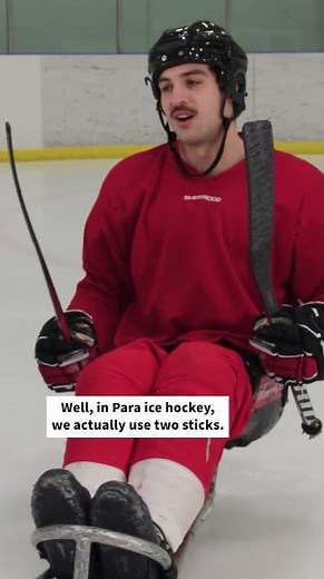 How Dominic Cozzolino plays Para ice hockey 🏒