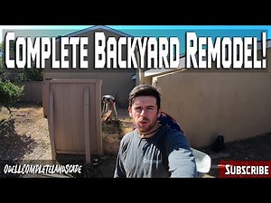 How to Pour Concrete and Install Artificial Turf Part 1