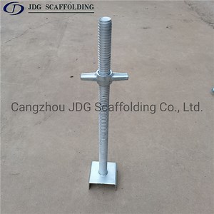 [Hot Item] Scaffold Telescopic Stand Support Solid U Jack Base Screw Jack for Formwork Construction