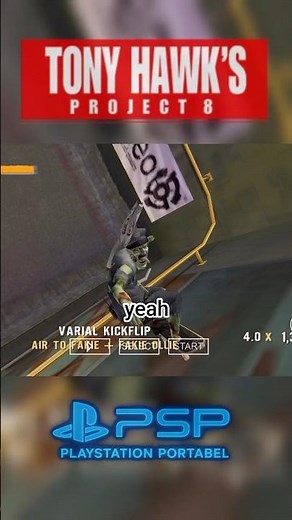 Gameplay Tony Hawk Project 8 Ppsspp (Android) #shorts #tonyhawk #pspgames