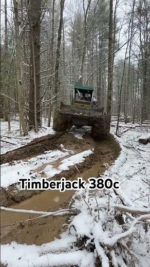 Timberjack 380c working #skidder #timberjack #timber #chainsaw #mud