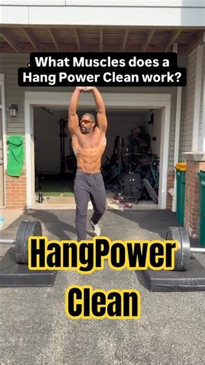 Hang power clean - Full Body Workout with Andre Crews explanation #fitabit #powerclean #fullbody