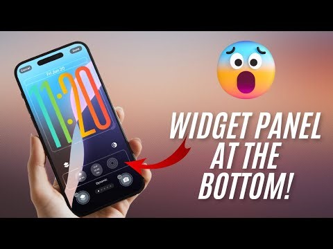 How to Show Widgets at the Bottom of iPhone Lock Screen in iOS 26
