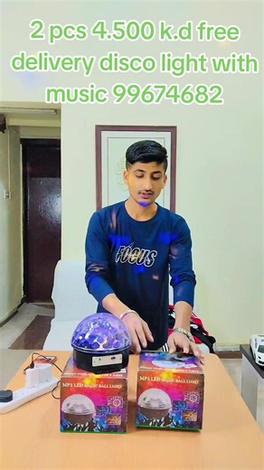 Disco Light Sale: 2 Pcs for 4.5 K.D with Free Delivery